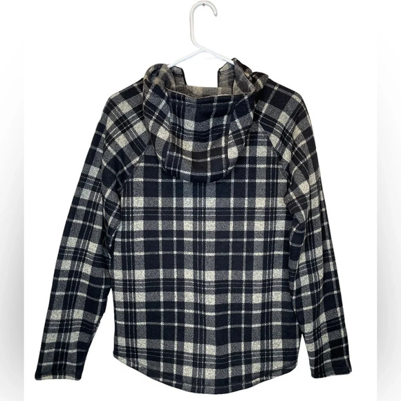 The North Face Women's Crescent Hooded Fleece Pullover Heritage Plaid Size Small - Picture 5 of 14